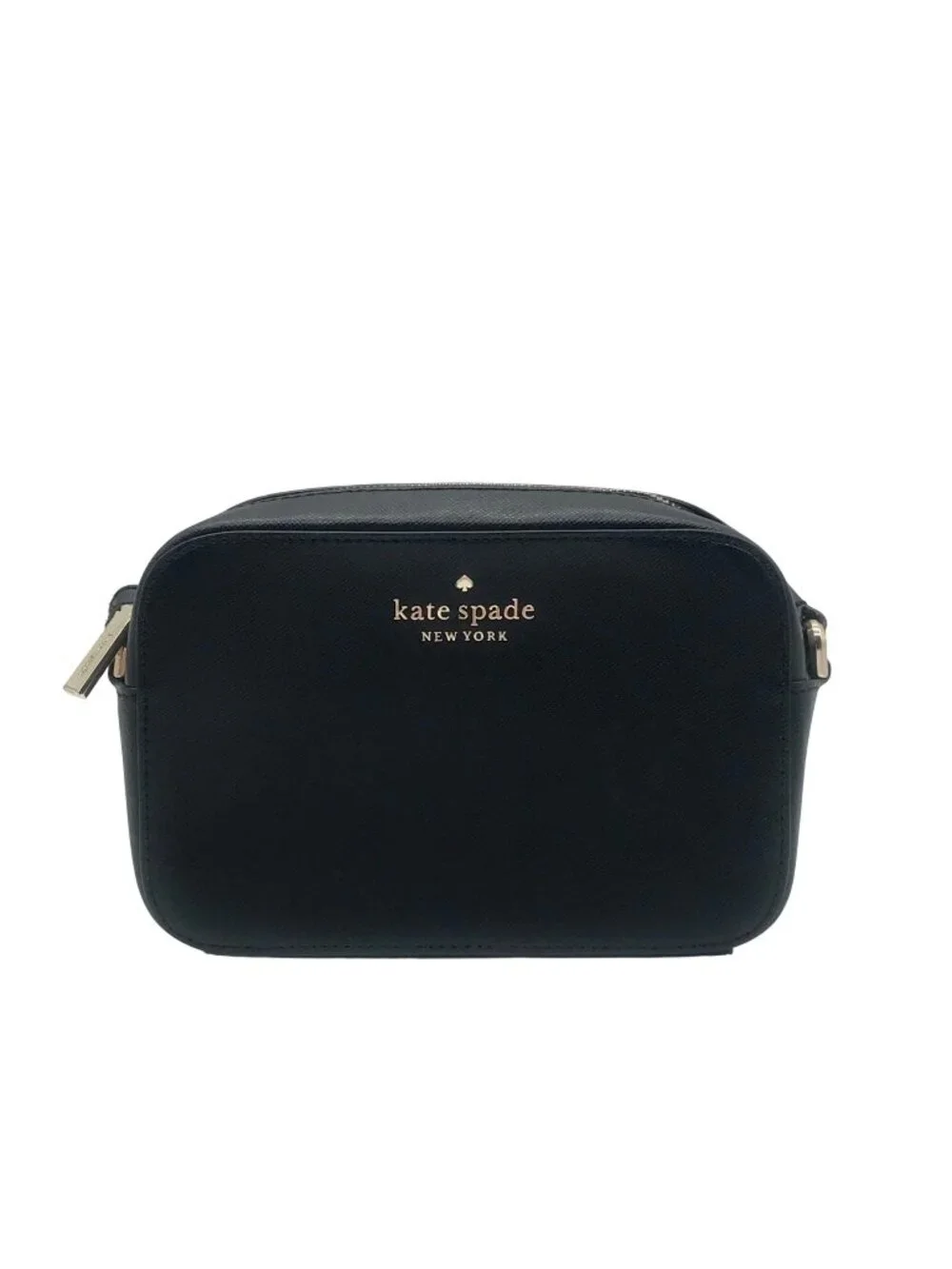 Kate Spade Black Saffiano Leather Mini Camera Bag